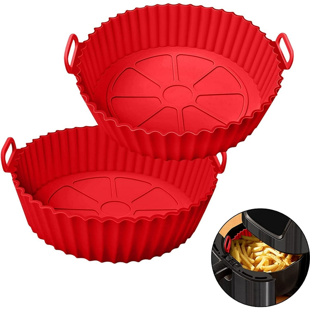 8 ' air fryer silicone pan